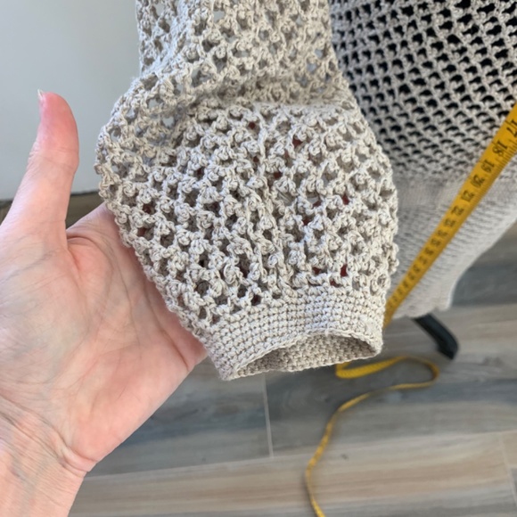 crochet 100% linen unique dress/tunic - Picture 9 of 14